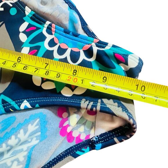 Boden Bikini Swim Bottoms Women's US 10 Fun Colorful Floral Black Gardenia Pop - Picture 8 of 8